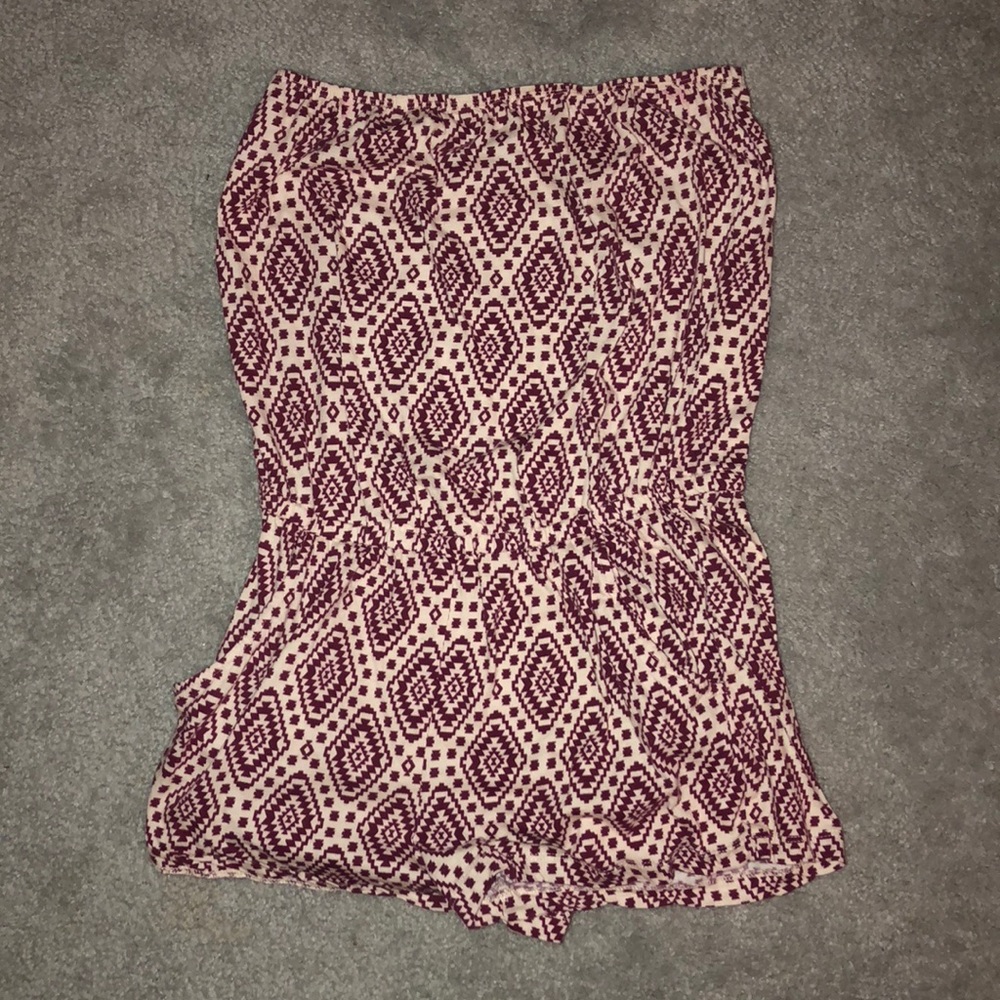 Strapless Romper